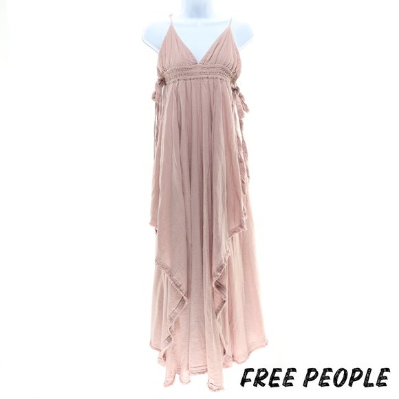 Rare Free People TROPICAL HEAT Bohemian Dress • XS • Pink - Picture 3 of 16